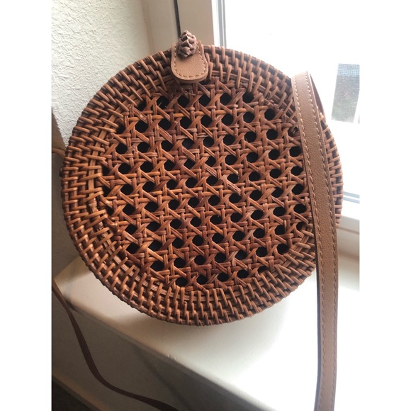 Straw Studios circle straw bag - Picture 3 of 4